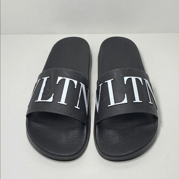 Valentino Garavani VLTN Rubber Slider Sandals size 44 - Picture 3 of 12